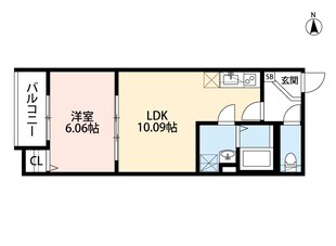 CORTESIA東今里の物件間取画像